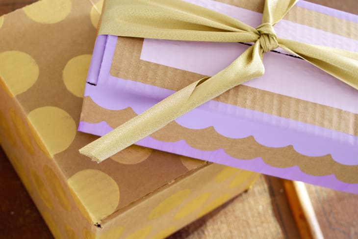 How to Give Gifts in Cardboard Shipping Boxes Apartment Therapy